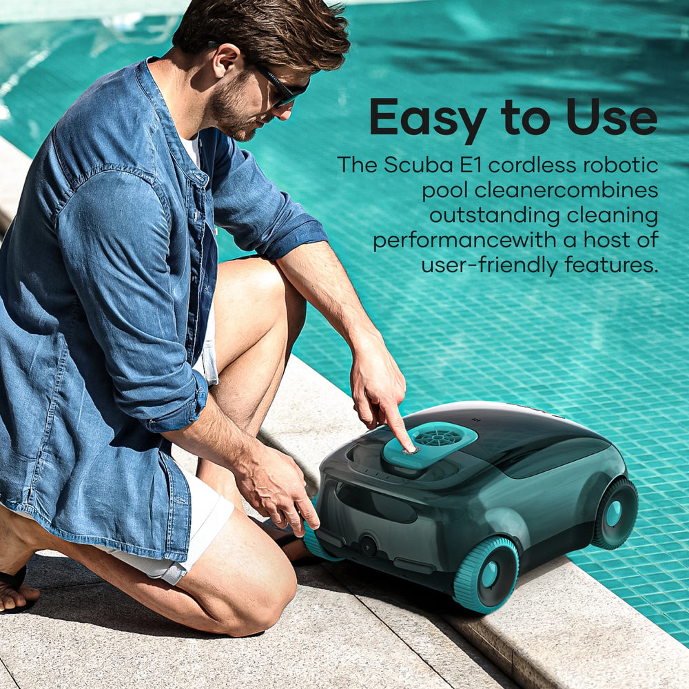 Aiper SCUBA-E1 Cordless Robotic Pool Cleaner New