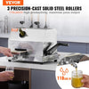 Vevor Manual Sugar Cane Juicer 110 Lbs/H 3 Rollers Stainless Steel Extractor with 2.4" Inlet New