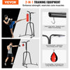 Vevor Punching Bag Stand 2-in-1 Adjustable Height Steel Rack for Heavy Bag and Speed Bag Holds Up to 400 Lbs. New