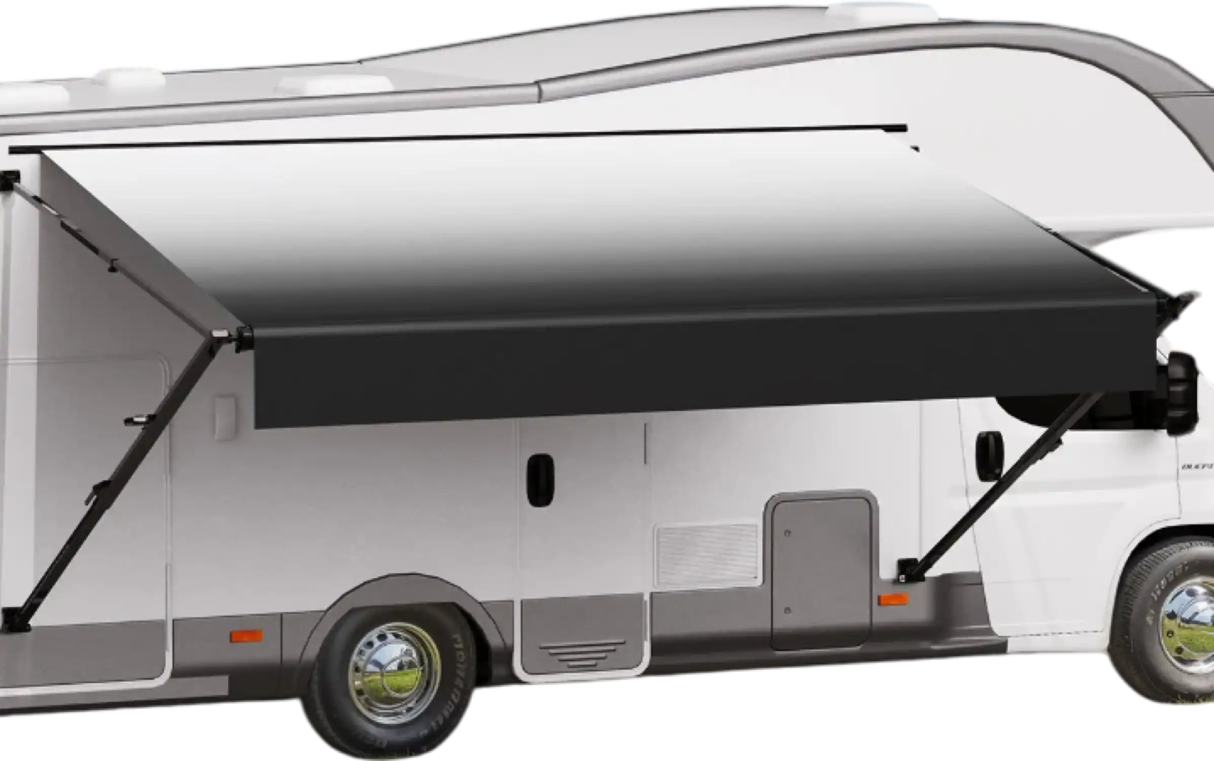 Vevor Manual RV Awning 16' Heavy-Duty Waterproof Vinyl Canopy for Trailers New