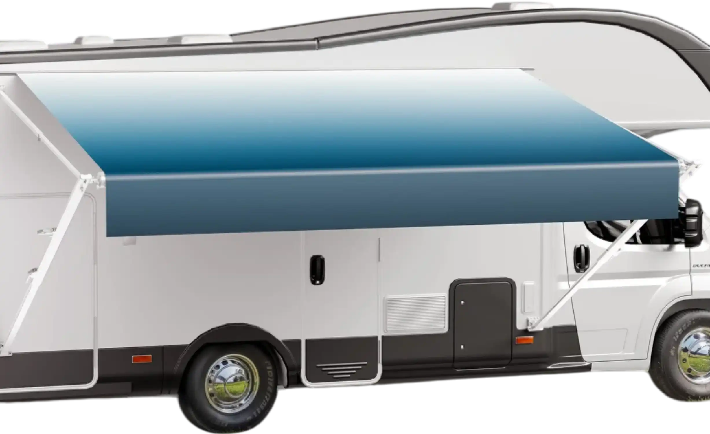 Vevor Manual Retractable RV Awning 20' Heavy-Duty Vinyl Replacement for Most DC12V RVs New