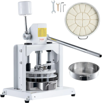 Vevor Manual Dough Divider 18 Equal Portions Hand Press Cutter New