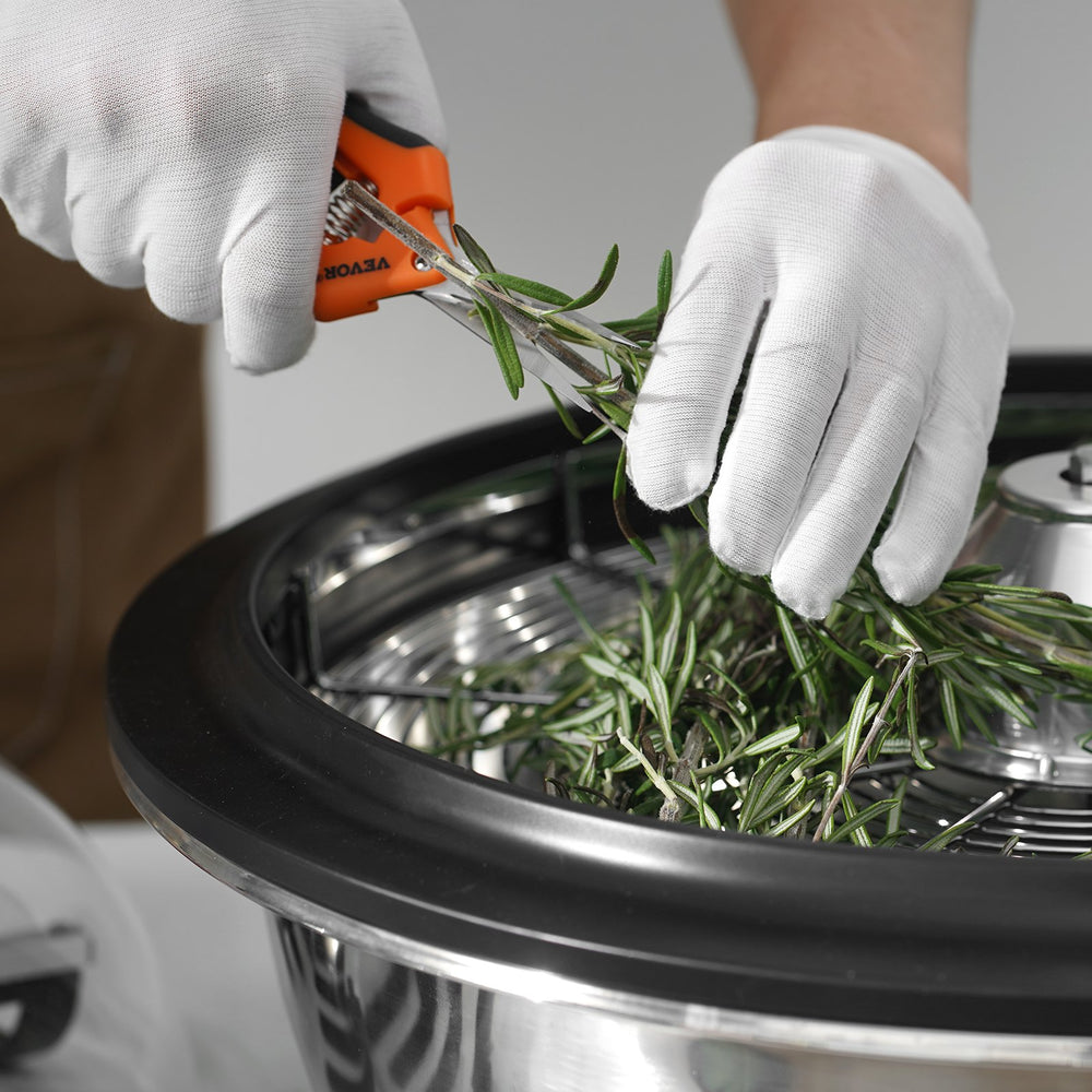 Vevor Leaf Trimmer 24" Bowl Manual Bud Trimmer with Stainless Steel Blades for Spin Cut with Clear Dome New