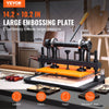 Vevor Leather Cutting Machine 14.2" x 10.2" Embossing Plate Manual Die Cutter with 0.47" Pressure Stroke New
