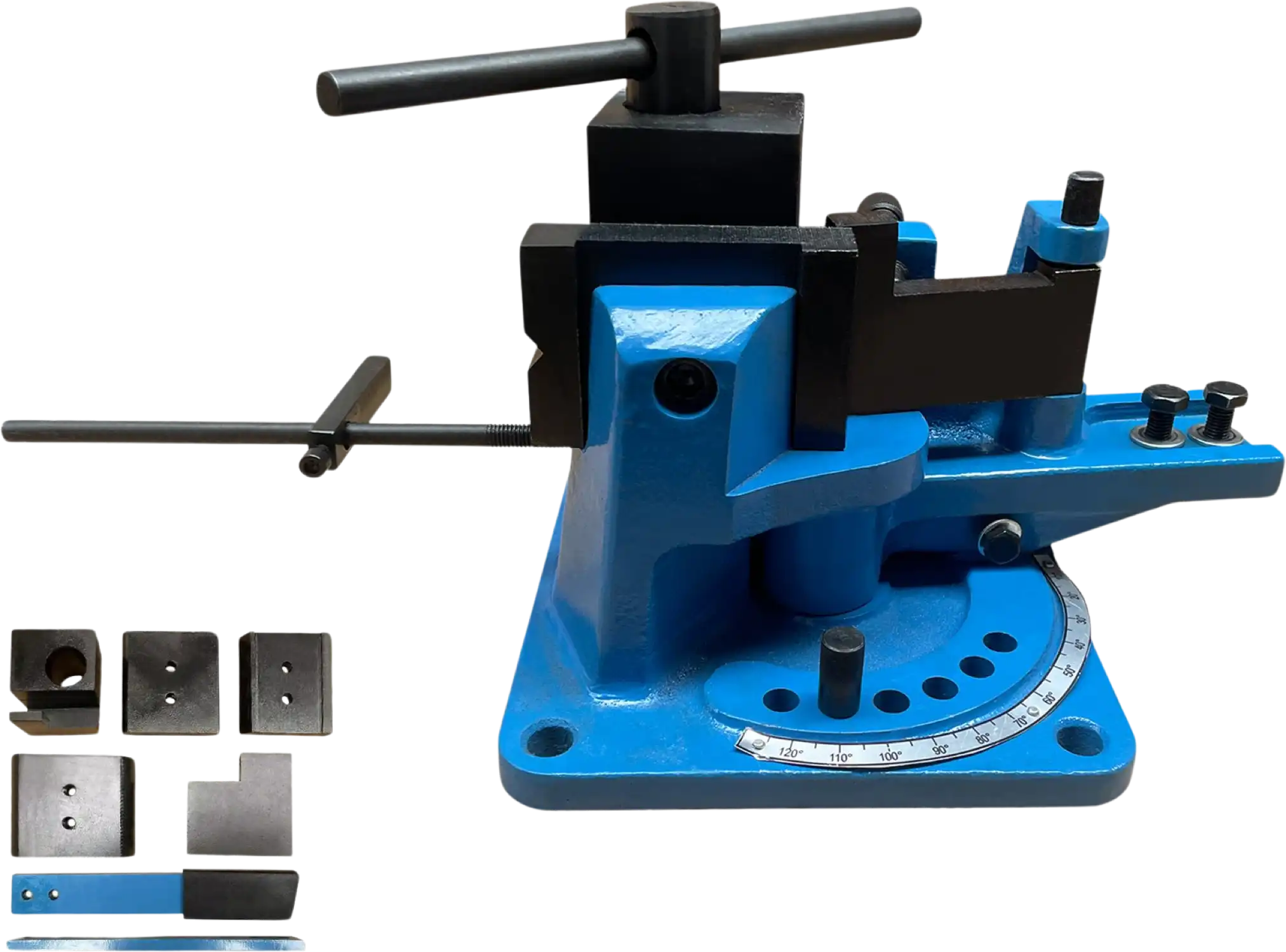 Vevor UB-100 Manual Universal Rebar Bender Heavy-Duty Steel 120° Bending Angle for Flat Round and Strip Steel New