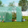Vevor Walk-In Tunnel Greenhouse 19.36' x 9.68' x 7.4' with Galvanized Frame and PE Cover New