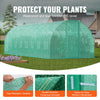 Vevor Walk-In Tunnel Greenhouse 27.38' x 9.5' x 7.38' with Galvanized Frame and PE Cover New