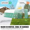 Vevor Walk-In Tunnel Greenhouse 27.38' x 9.5' x 7.38' with Galvanized Frame and PE Cover New