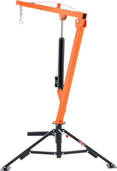 Vevor Hydraulic Pickup Truck Crane 1000 Lb Capacity 360° Swivel Hoist Lift New