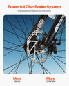 Vevor Mountain Bike 29" 21-Speed Dual Disc Brakes and Front Suspension New