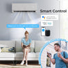 Mini split heat pump with smart control, 12000 BTU, ENERGY STAR certified, for efficient heating and cooling.