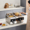 Vevor Commercial Electric Deep Fryer Dual Tank 2 x 9 Qt 3500W Countertop New