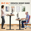 Vevor Electric Standing Desk 47.2" x 23.6" 180 Lbs. Capacity 28.3" to 45.1" Height Adjustable New