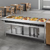 Vevor Food Warmer 5-Pan Steam Table Independent Temperature Control New