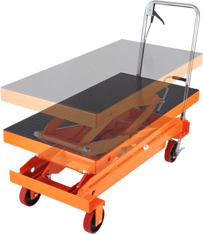 Vevor Hydraulic Lift Table Cart 1760 Lbs. Manual Double Scissor 59
