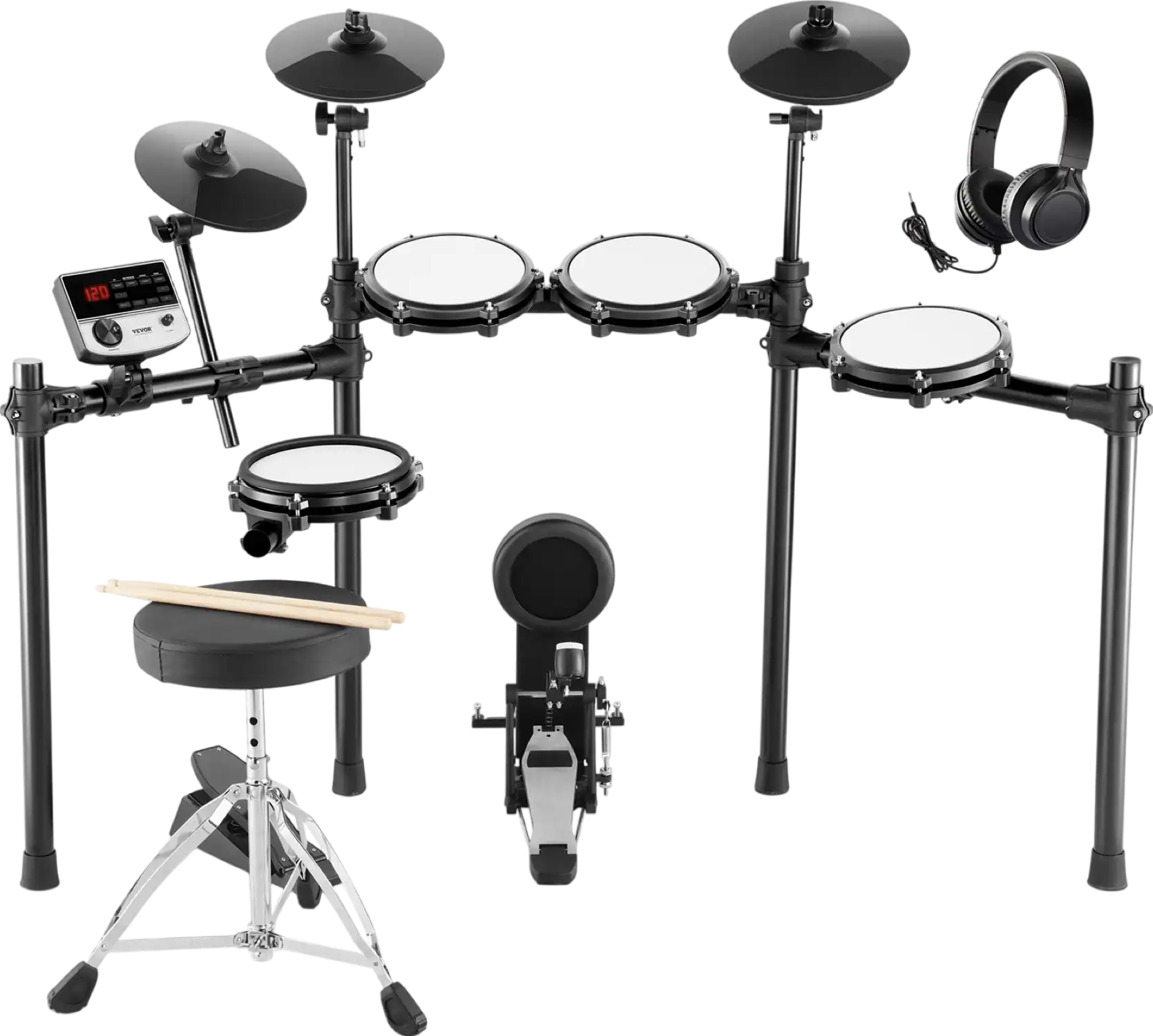 Vevor Digital Drum Kit 480 Tones 8