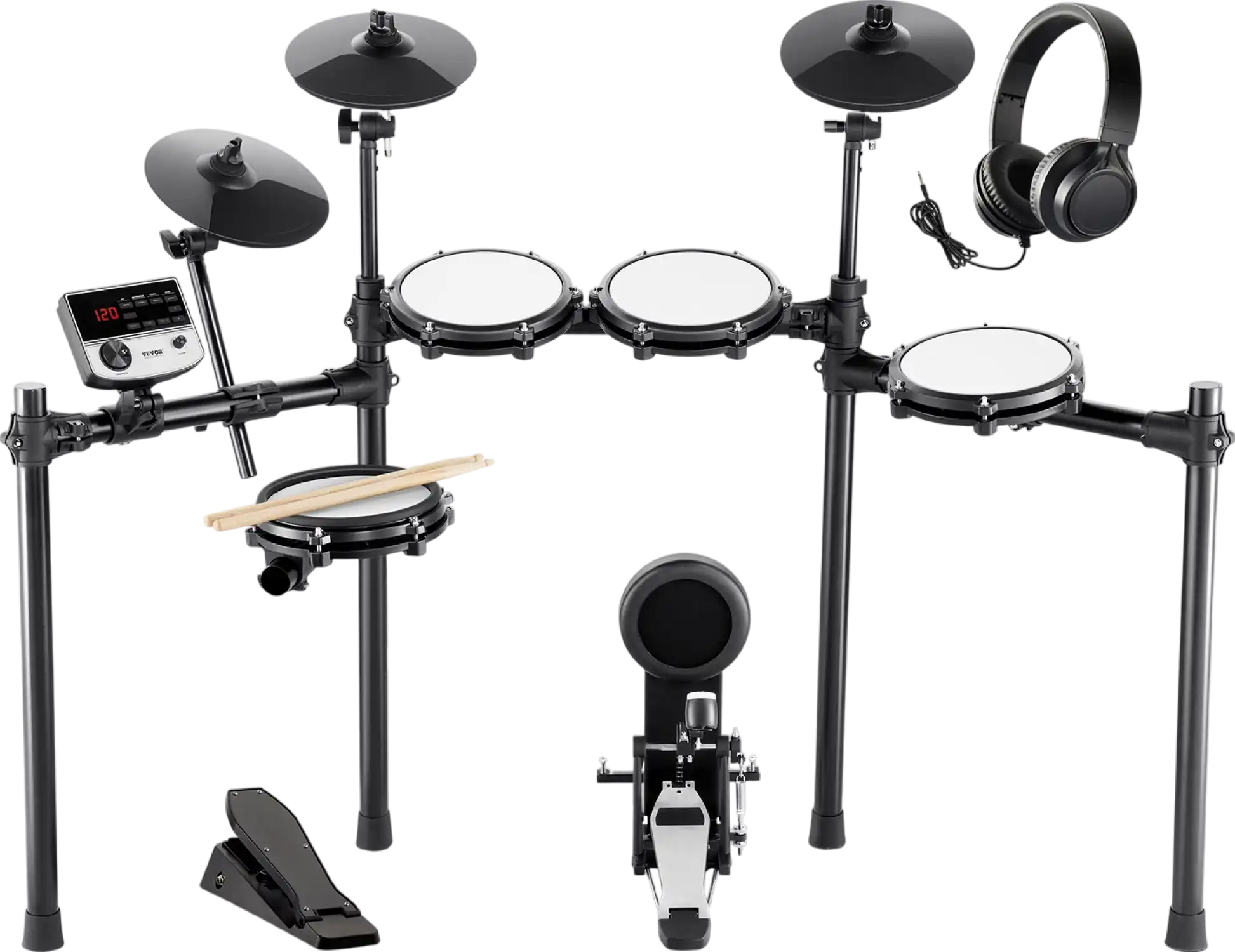 Vevor Digital Drum Kit 480 Tones 8