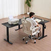 Vevor Electric L-Shaped Standing Desk Adjustable Height Corner Workstation New
