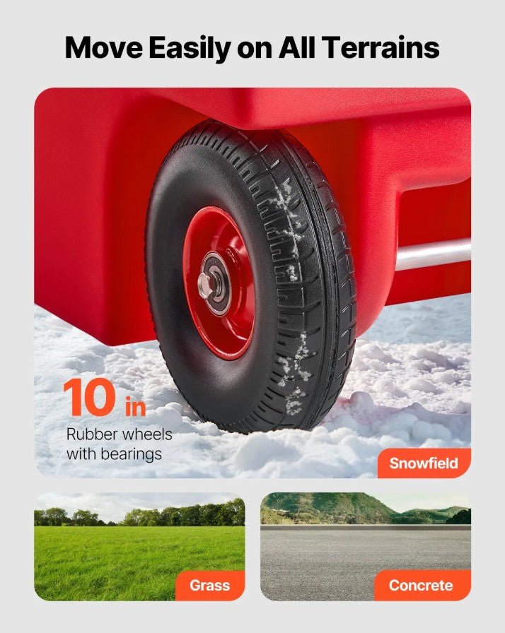 Vevor Portable Diesel Fuel Caddy 32 Gal with 12V Electric Pump New