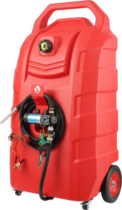 Vevor Portable Fuel Caddy 32 Gal with 12V Pump and Hose Diesel Only New