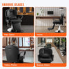 Vevor Salon Chair 360° Swivel Hydraulic Height-Adjustable with 90°-130° Reclining Backrest 330 lbs Capacity New