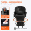 Vevor Salon Chair 360° Swivel Hydraulic Height-Adjustable with 90°-130° Reclining Backrest 330 lbs Capacity New