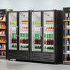 Vevor Commercial Beverage Refrigerator 26.69 Cu Ft Glass Double Door New