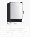 Vevor Ice Maker Undercounter 15 Lbs per Day Stainless Steel Reversible Door No Drain Required New
