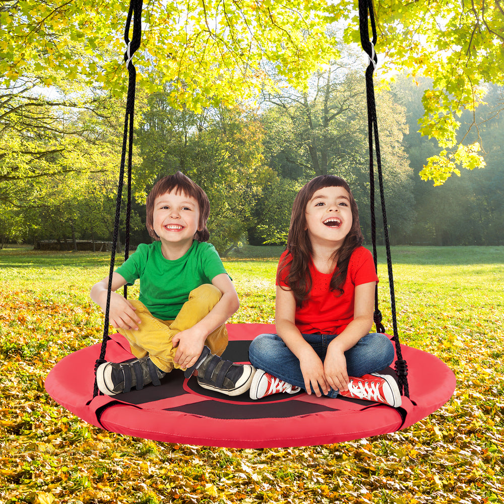 2-in-1 40 Inch Kids Hanging Chair Detachable Swing Tent Set-Orange - Gallery View 1 of 13