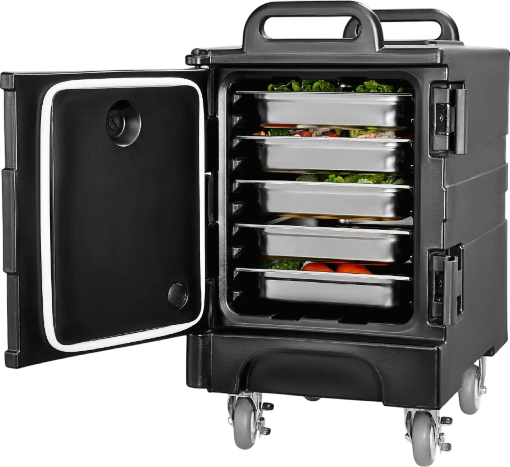 Vevor Insulated Food Pan Carrier 81 Qt Stackable Catering Hot and Cold Dish Box New