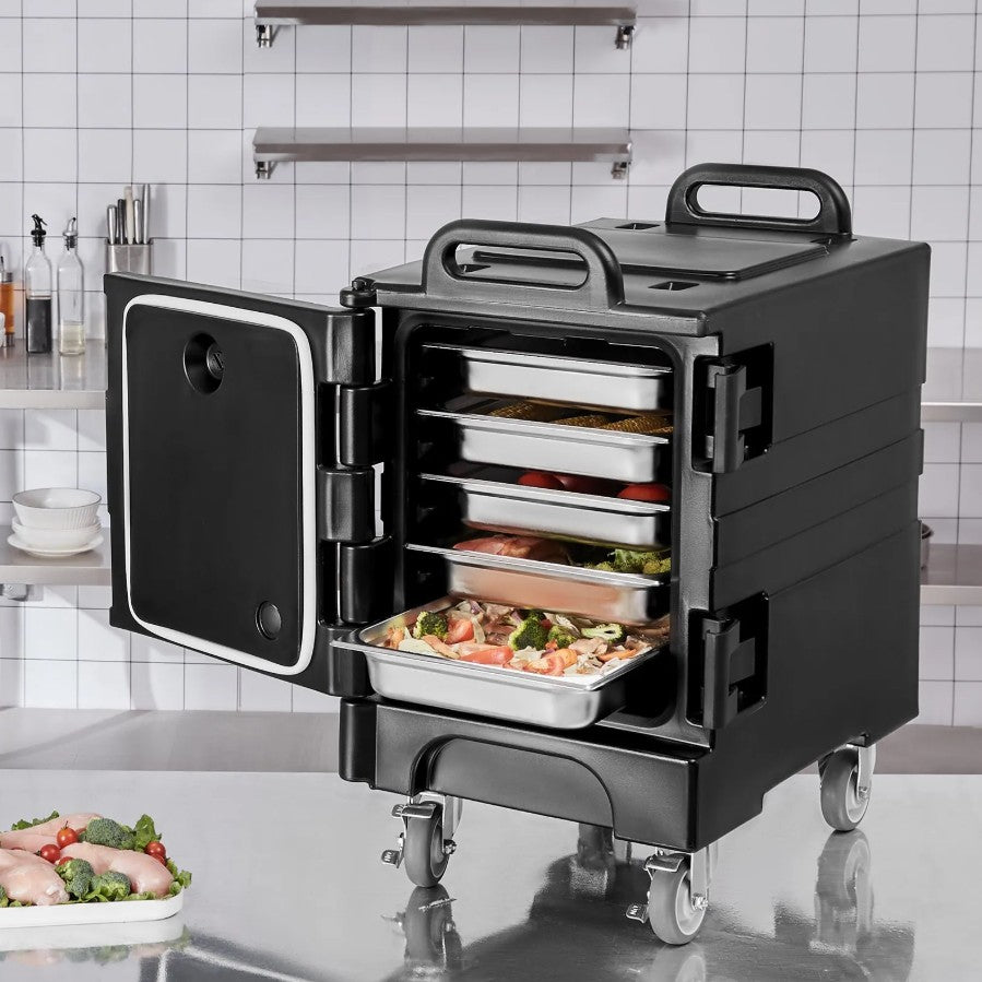 Vevor Insulated Food Pan Carrier 81 Qt Stackable Catering Hot and Cold Dish Box New
