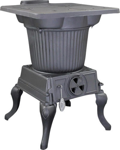 US Stove SR57E Rancher Cast Iron Coal Stove 1,000 sq. ft. 60,000 BTU New