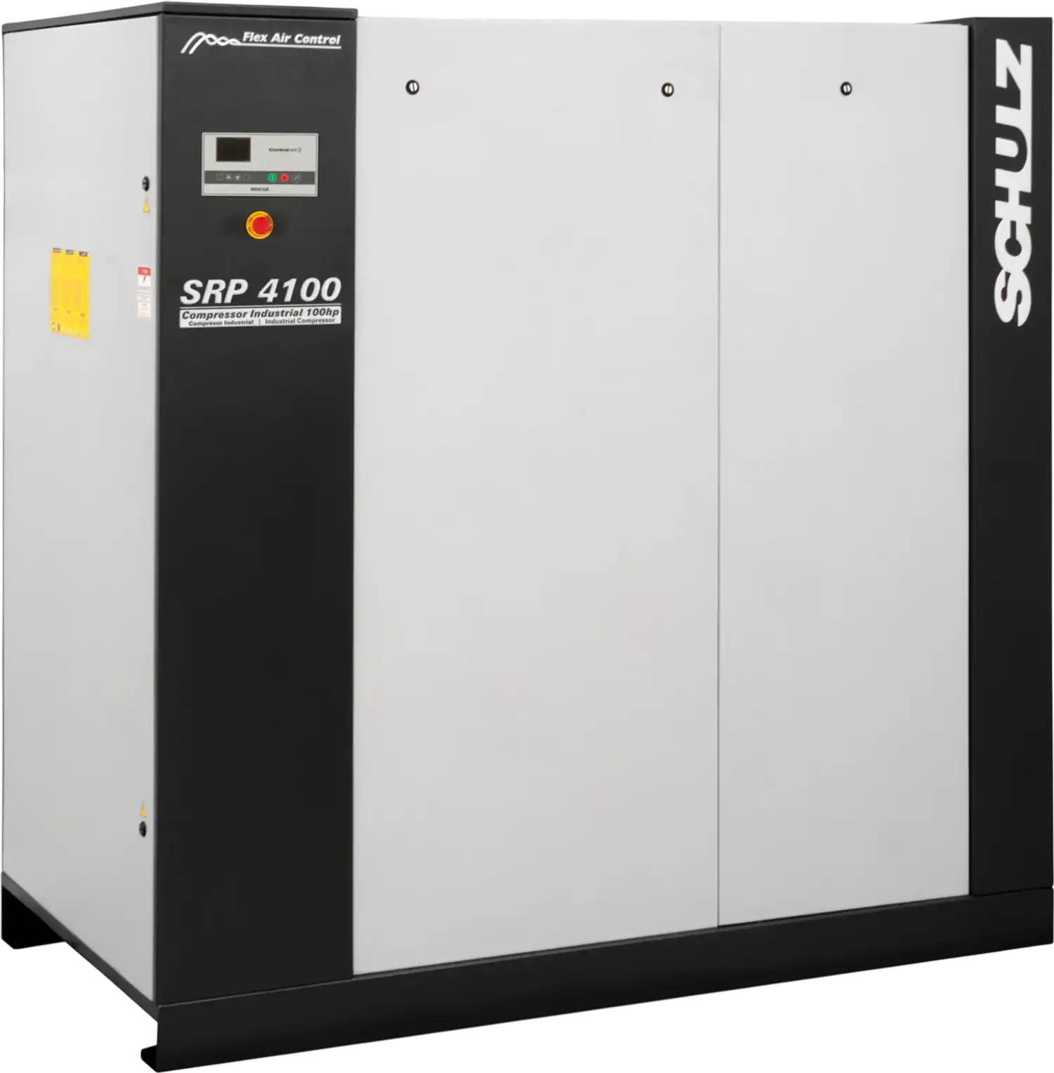 Schulz SRP 4000 Flex Line Rotary Screw Air Compressor 100 HP 460V 3-Phase 92-445 CFM 125 PSI SRP-4100 FLEX New