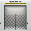 Vevor Double Folding Security Gate 10.2' x 5.1' Steel Accordion Gate with 360° Rolling Casters New