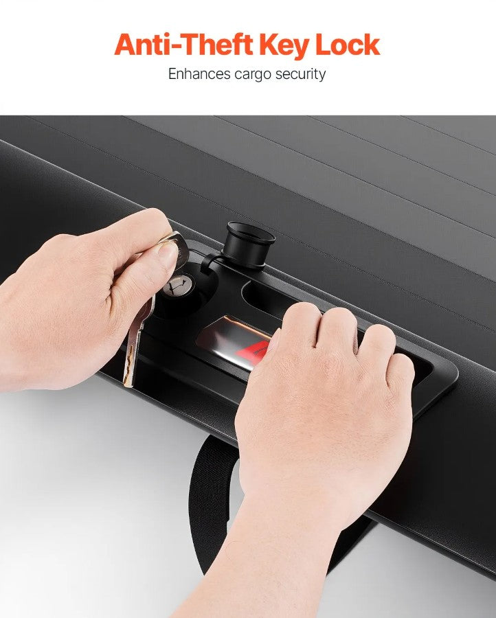 Vevor Retractable Tonneau Cover 5.8' for Chevy Silverado and GMC Sierra 1500 (2021–2024) New