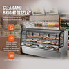 Vevor Refrigerated Display Case 32 Cu Ft Stainless Steel with 4 Adjustable Shelves New
