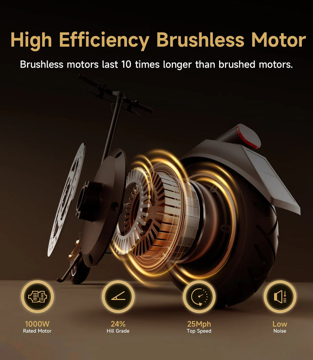 Navee ST3 Electric Scooter All-Terrain 25 MPH 37 Mile Max Range 1000W New