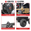 Simpson Super Pro Roll-Cage Gas Pressure Washer 4200 PSI 4 GPM with Honda GX390 Engine New