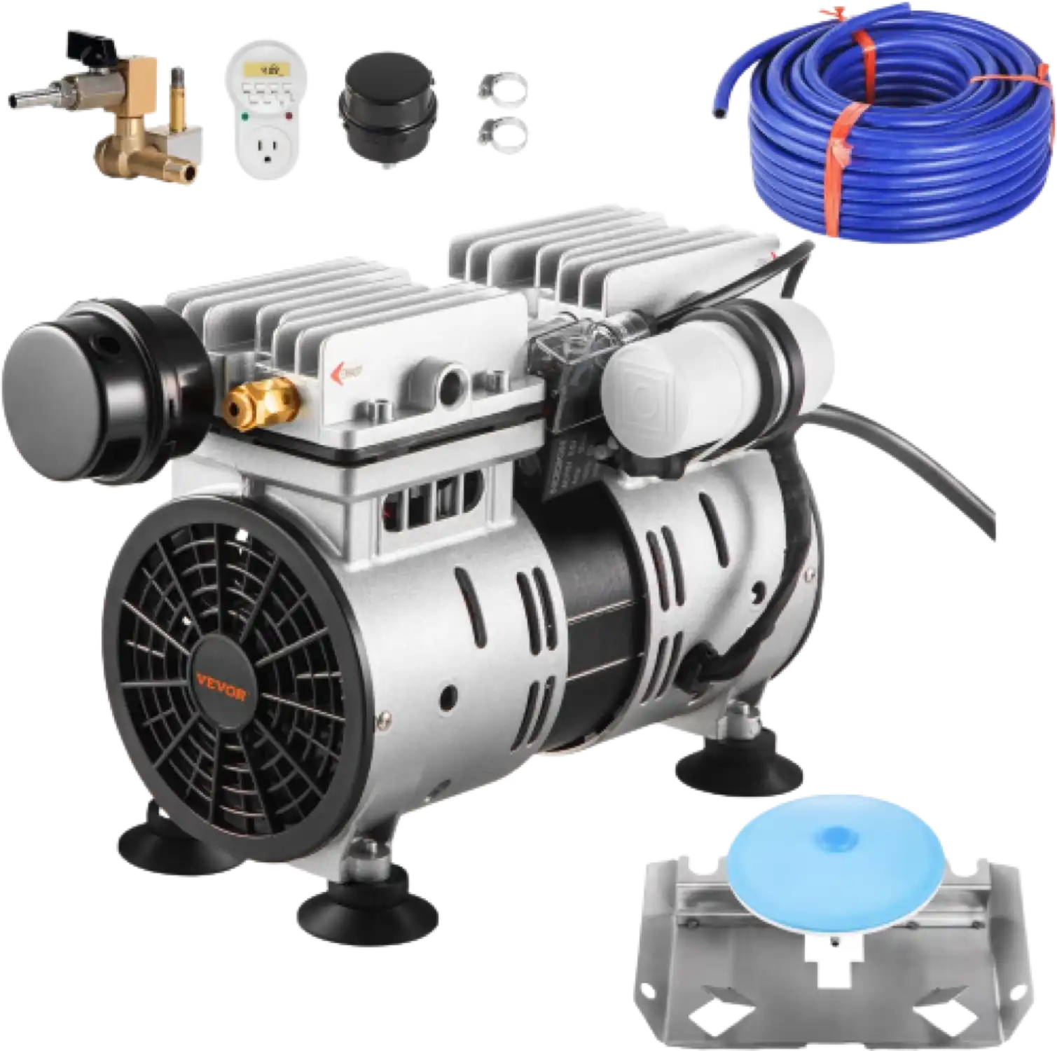 Vevor Pond Aerator 550W Power 5.2CFM 3/4 HP Includes 100' Weighted Tubing & Diffuser New