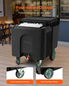 Vevor Commercial Ice Bin 125 Lbs Capacity Portable Ice Caddy with Wheels New