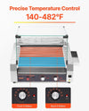 Vevor Commercial Grill Machine 11-Roller with Cover 30 Hot Dog 1600W New