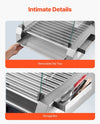 Vevor Commercial Grill Machine 11-Roller with Cover 30 Hot Dog 1600W New