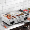 Vevor Commercial Electric Griddle 28.7" x 15.7" 2800W Countertop Flat Top Grill 122-572°F Stainless Steel New