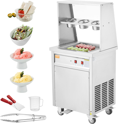 Vevor Ice Cream Roll Machine 13.8