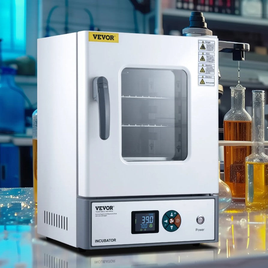 Vevor 20L Lab Incubator with Precise PID 32–158°F Temperature Control New