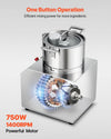 Vevor Commercial Food Processor and Vegetable Chopper 6.3 Qt 750W Stainless Steel New