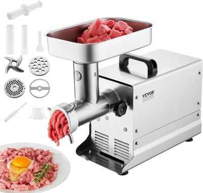Vevor Commercial Electric Meat Grinder 7 Lbs/Min 350W Sausage Maker New