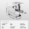 Vevor Commercial Electric Meat Grinder 5 Lbs/Min 300W Stainless Steel Sausage Stuffer New