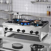 Vevor Commercial Gas Range Stove 168000 BTU 6-Burner Countertop Stainless Steel New