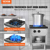 Vevor Commercial Gas Range 1-Burner 90,000 BTU Natural Gas and Propane New